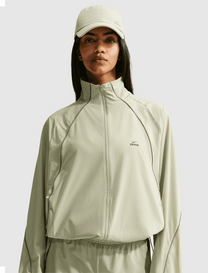 STRETCH NYLON OVERSIZED JACKET