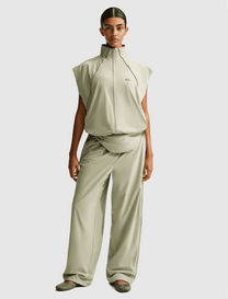STRETCH NYLON OVERSIZED PANTS