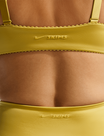 SATIN SHINE PADDED PICOT SPORTS BRA
