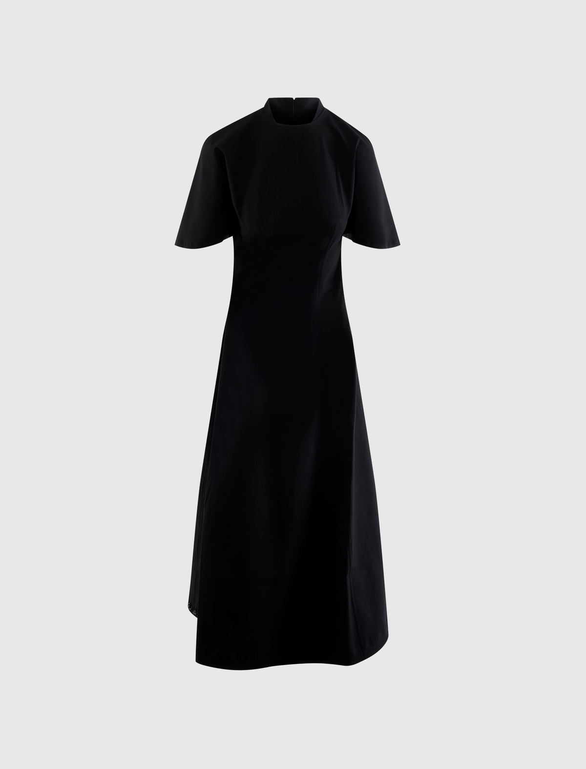 TECHNICAL TAILORED LONG BALLOON DRESS