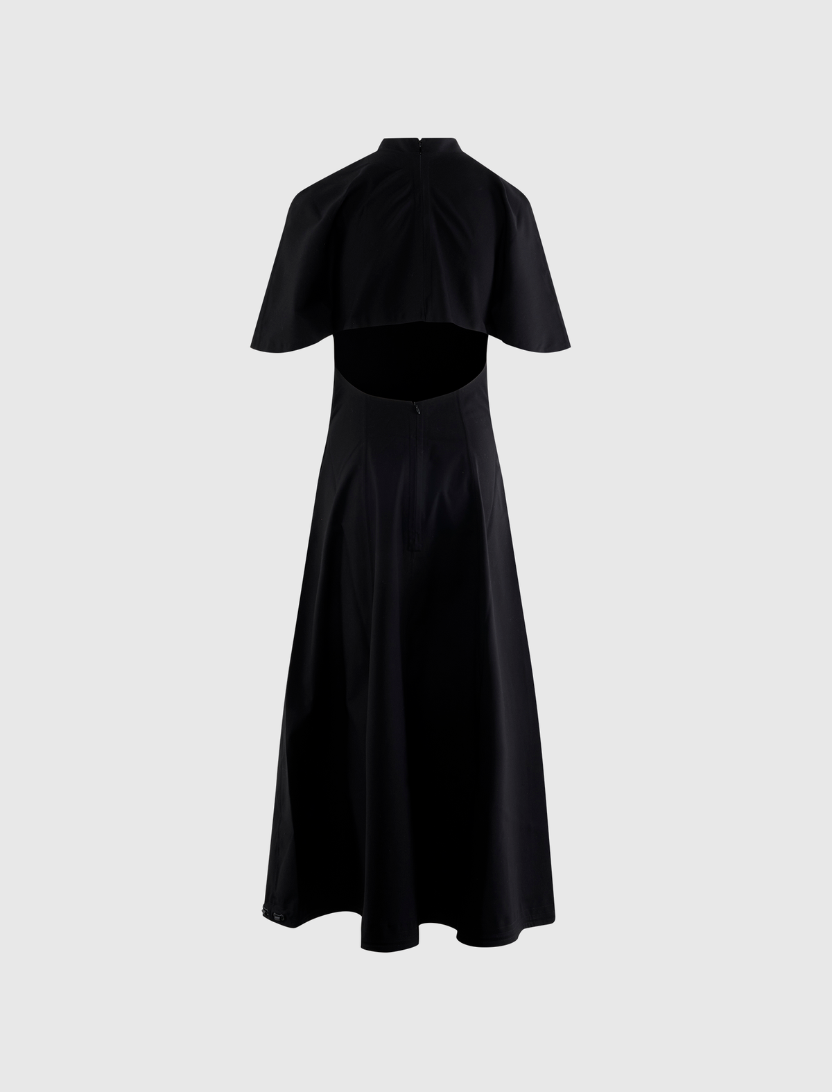 TECHNICAL TAILORED LONG BALLOON DRESS