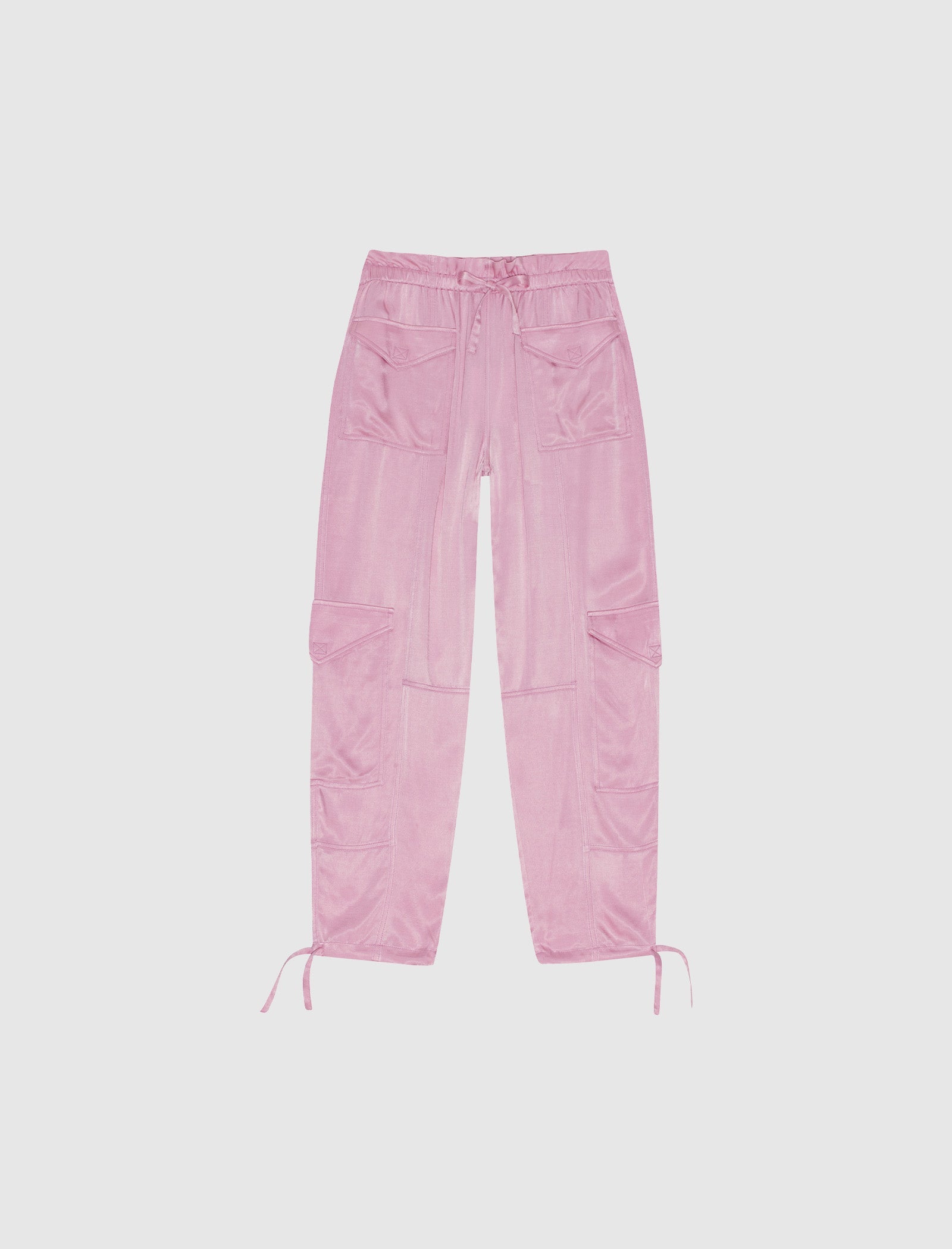 WOMEN'S WASHED SATIN PANTS