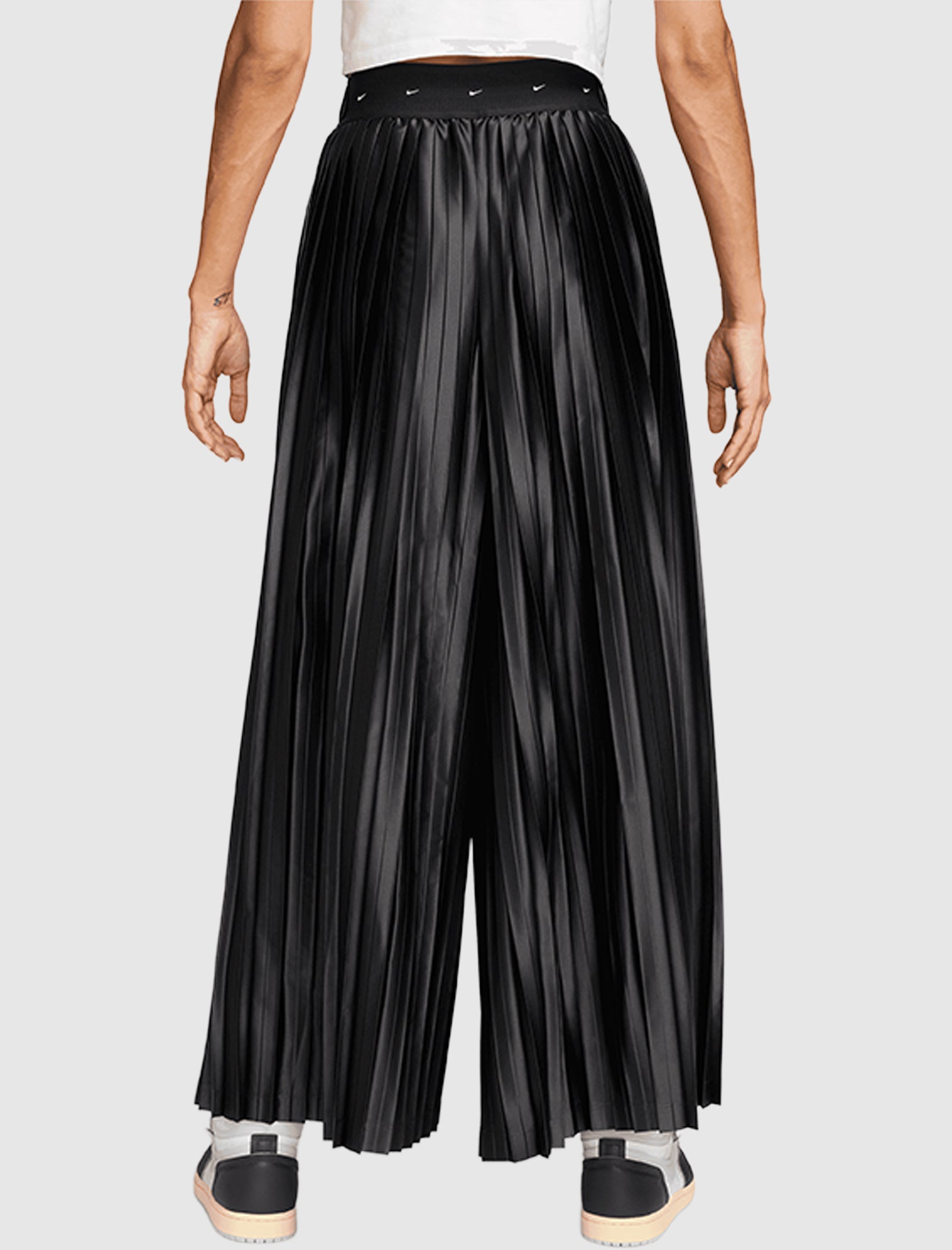 PLEATED TRACK PANTS