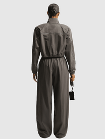 CRUNCHY NYLON CROPPED JACKET