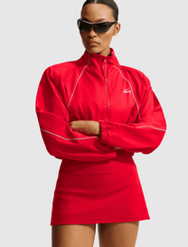CRUNCHY NYLON CROPPED JACKET