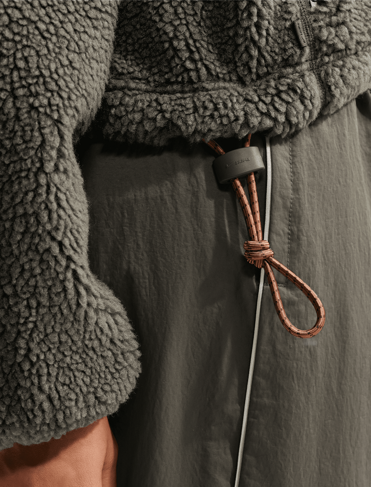 SHERPA OVERSIZED 3/4 ZIP JACKET