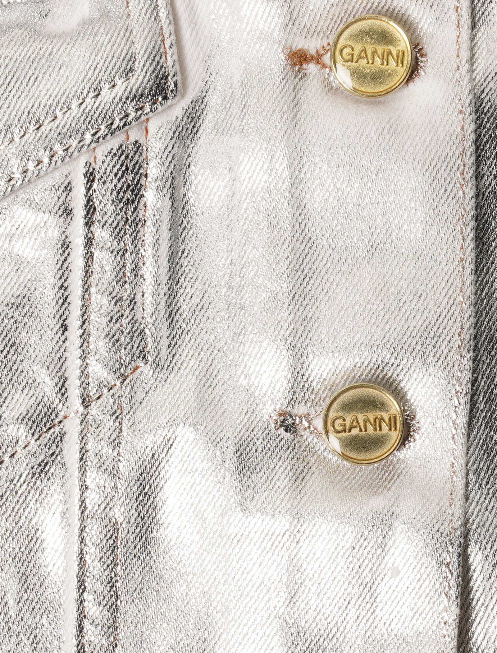 WOMEN'S FOIL DENIM CORSAGE