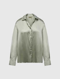 SILK LONG SLEEVE BUTTON DOWN