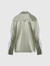 SILK LONG SLEEVE BUTTON DOWN