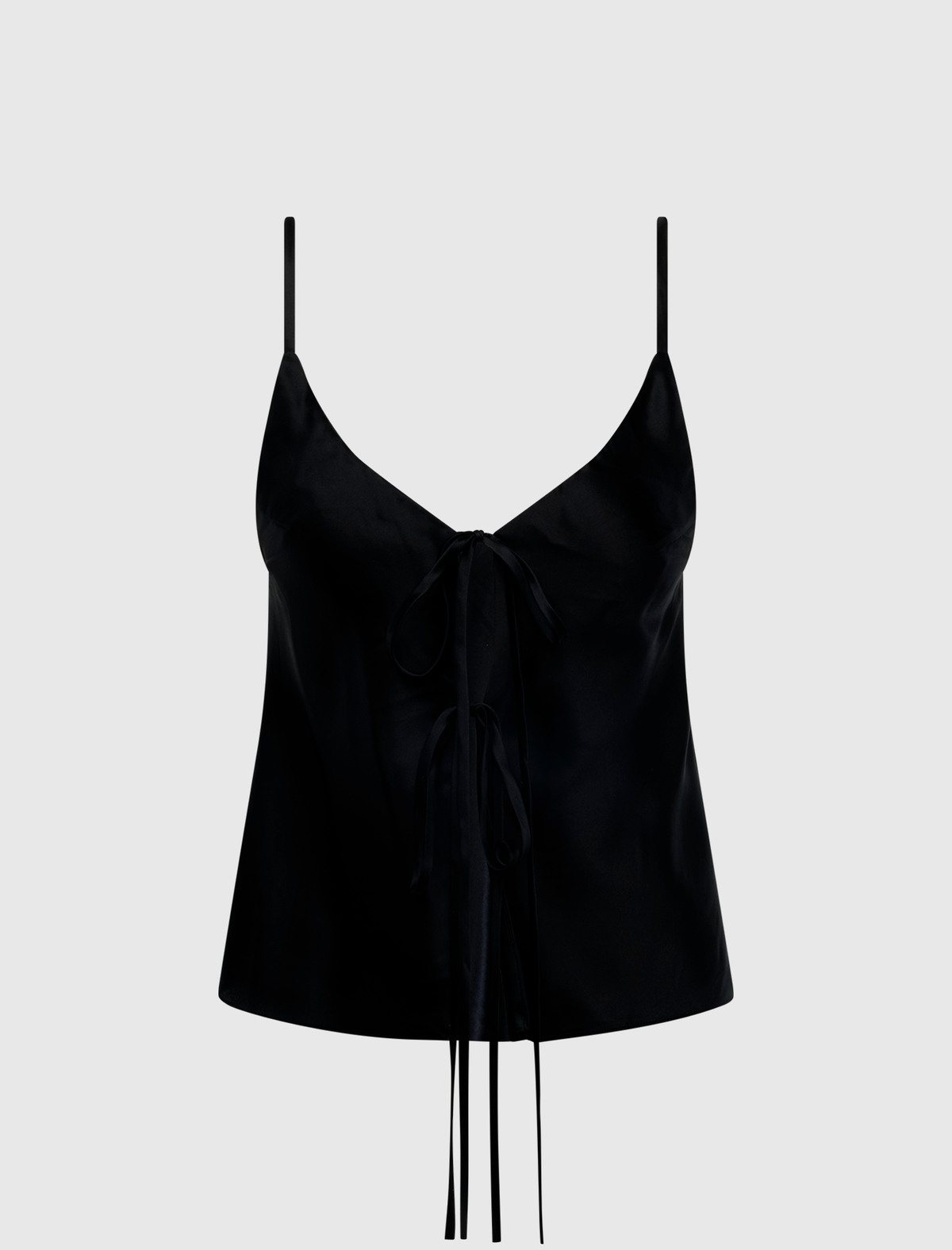 SILK FRONT TIE CAMI