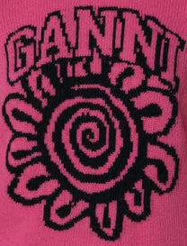 WOMEN'S FLOWER PULLOVER SWEATER