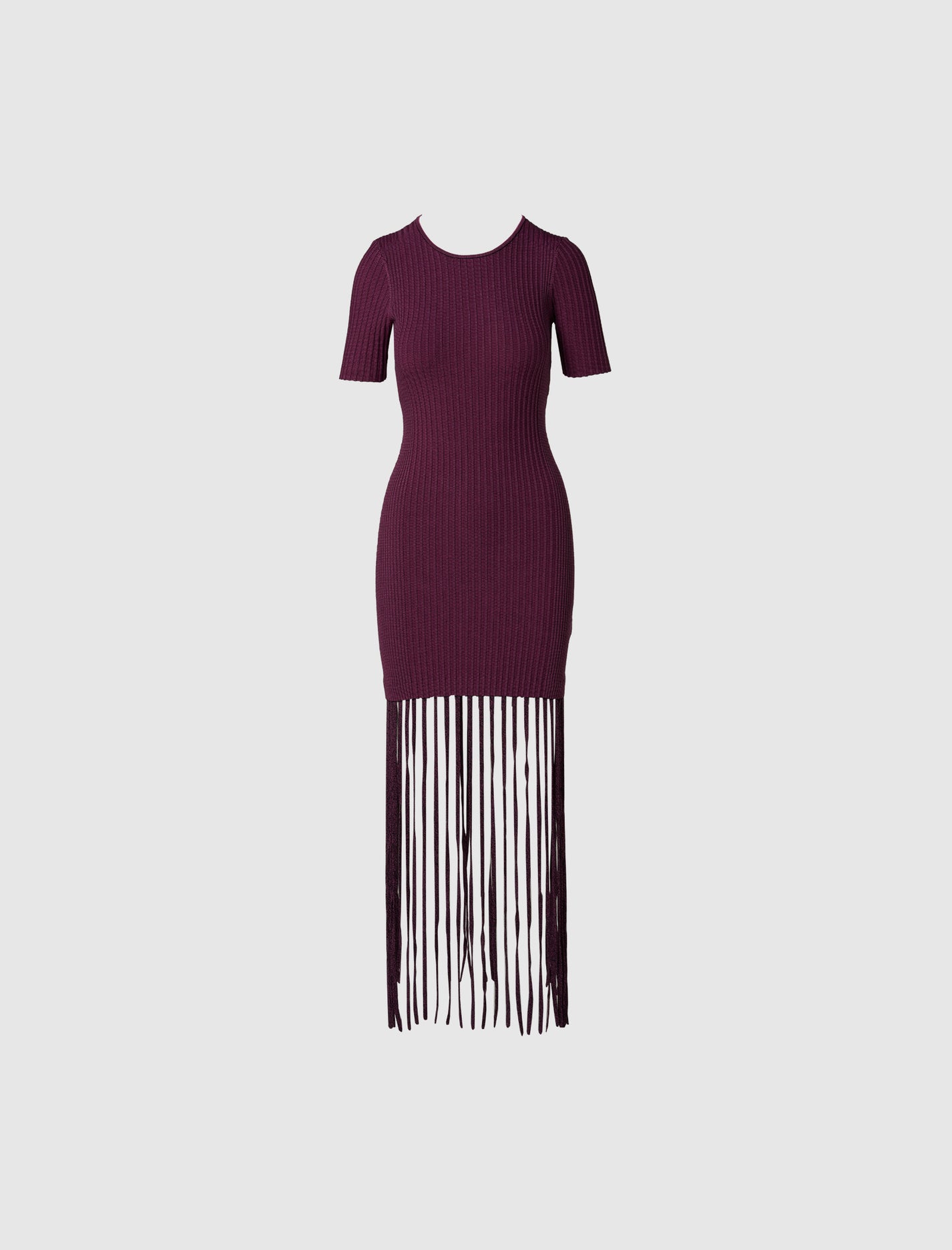 WOMEN'S KNIT FRINGE DRESS