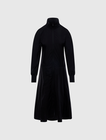 GRADIENT 3-STRIPES NYLON TRACK DRESS