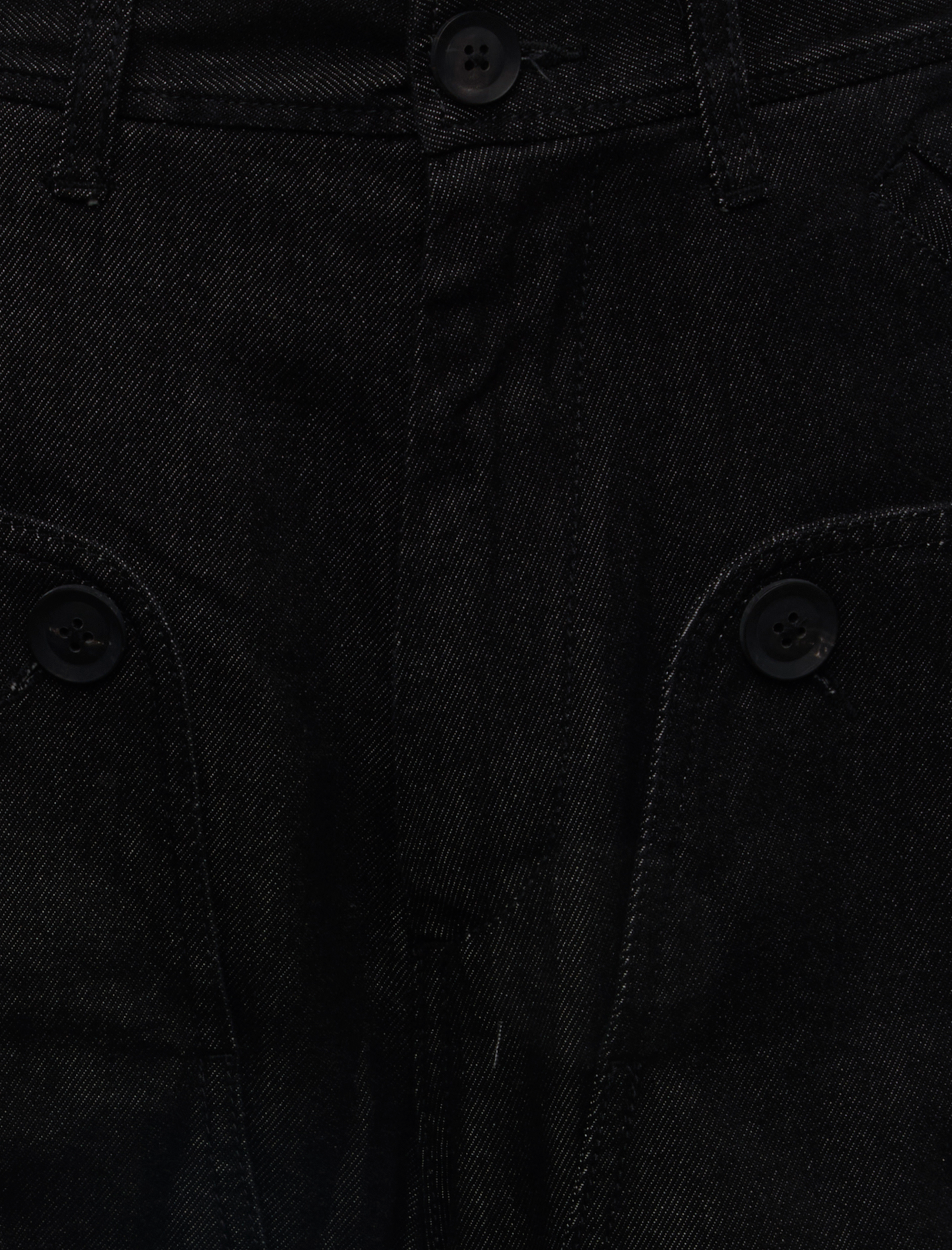 Y-3 DENIM STRAIGHT LEG PANTS