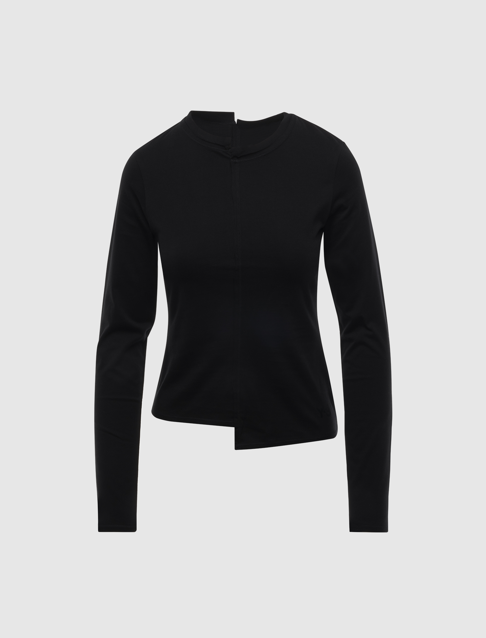 Y-3 FITTED LONG SLEEVE TEE