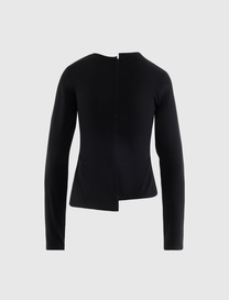 Y-3 FITTED LONG SLEEVE TEE
