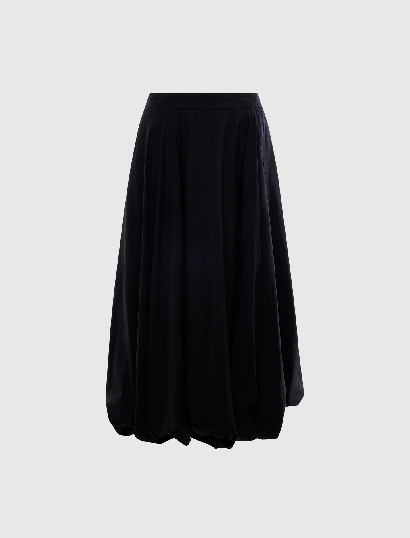 GRADIENT 3-STRIPES NYLON BALLOON SKIRT