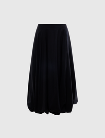 GRADIENT 3-STRIPES NYLON BALLOON SKIRT