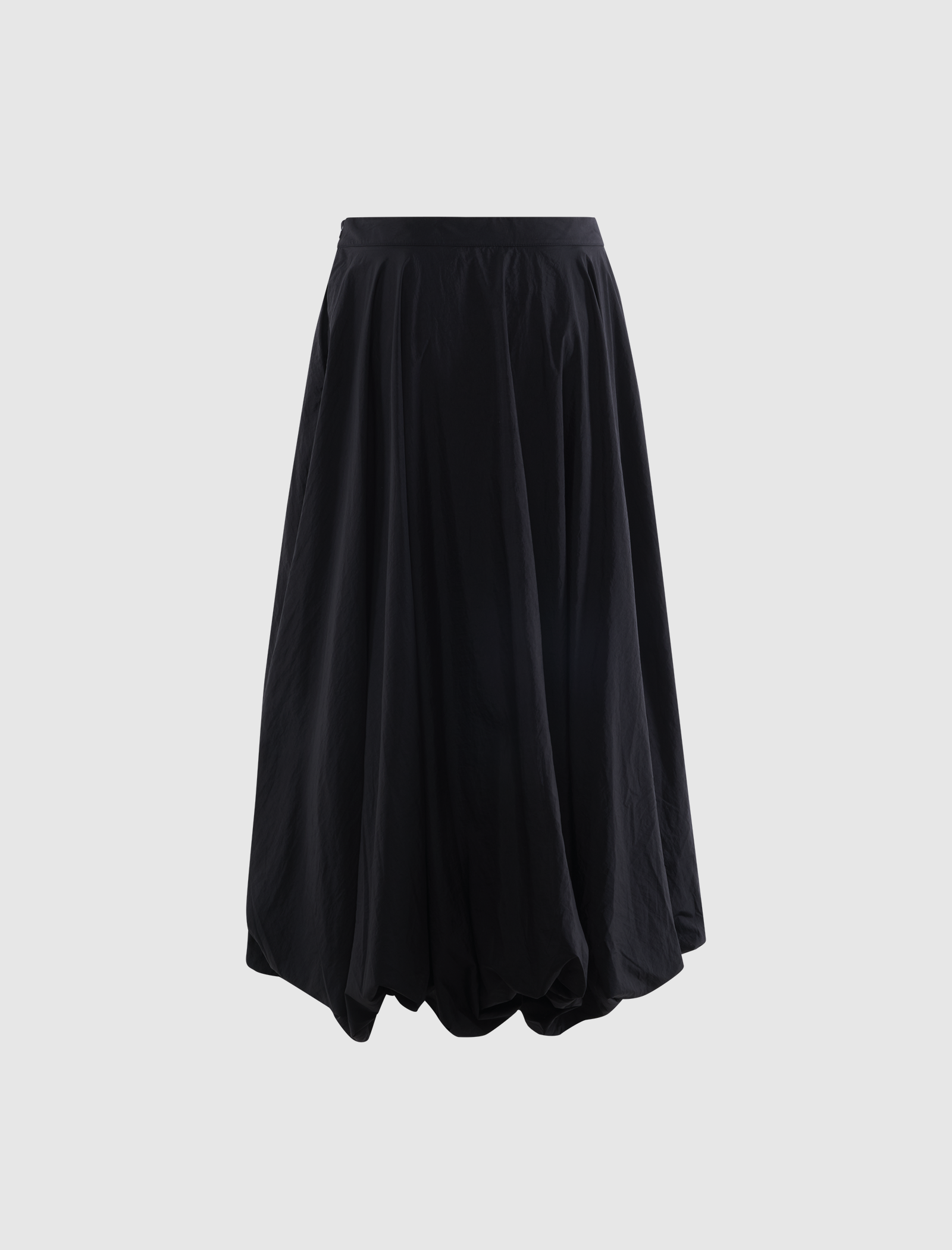 GRADIENT 3-STRIPES NYLON BALLOON SKIRT