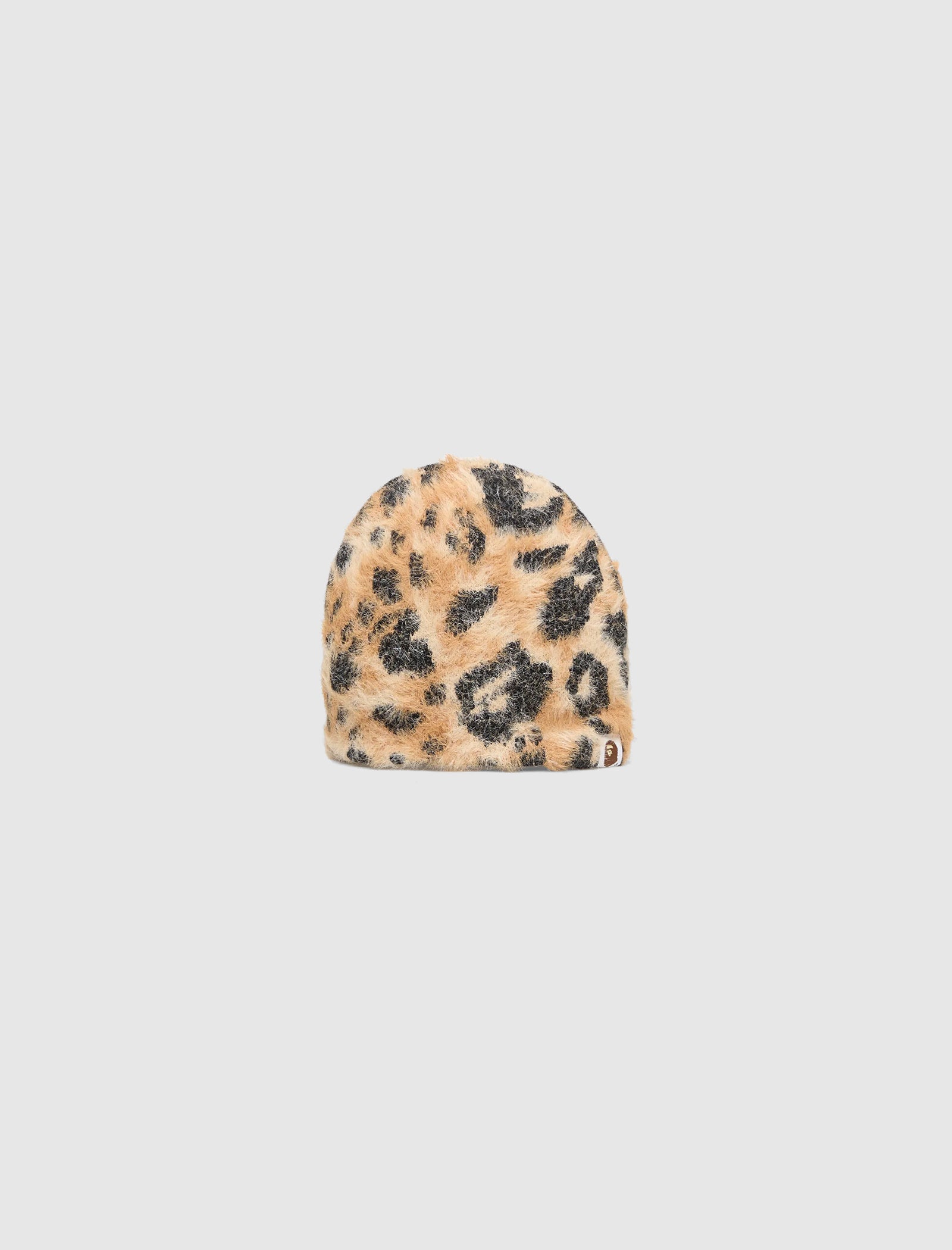 WILD LEOPARD PATTERN APE FACE KNIT CAP