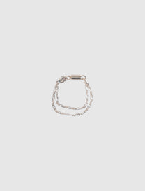 STERLING SILVER FIGARO SPRING BRACELET