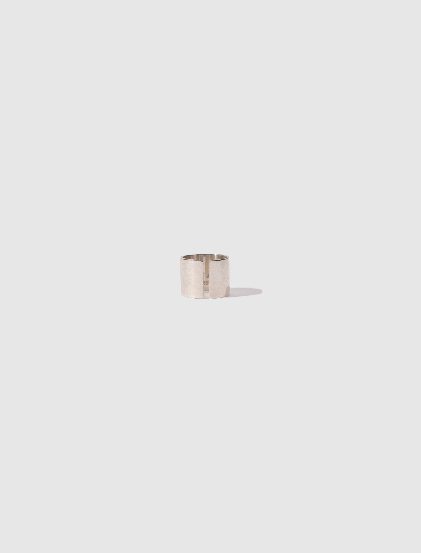 STERLING SILVER "MA" CUFF RING