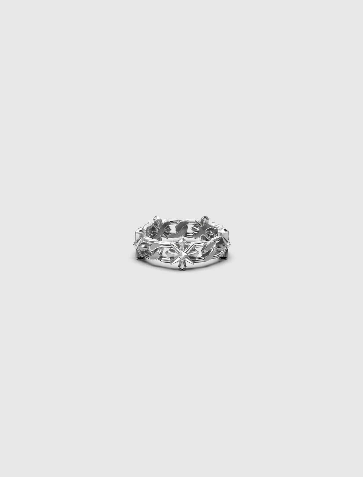 MIDNIGHT CROSS CURB RING