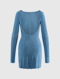 ESTELLE BACKLESS MINI DRESS