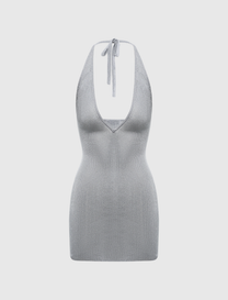 MILLIE HALTER MINI DRESS