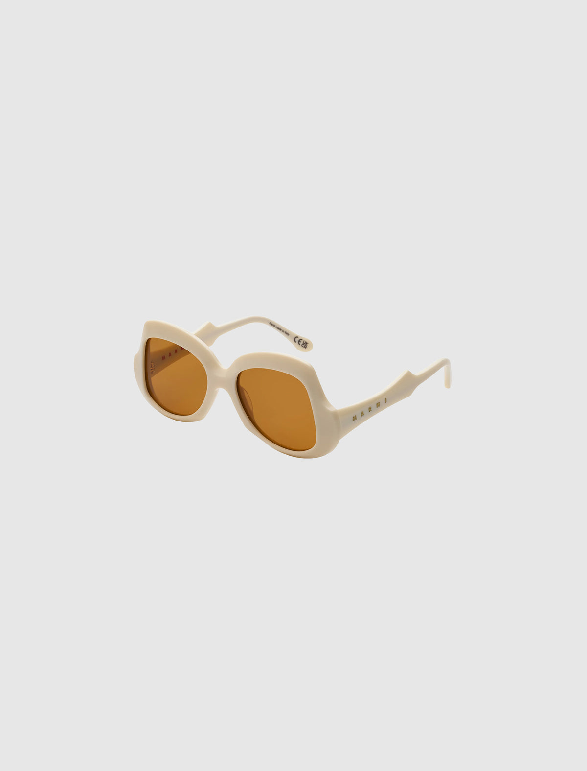 QUELYFISH CREAM COMB SUNGLASSES