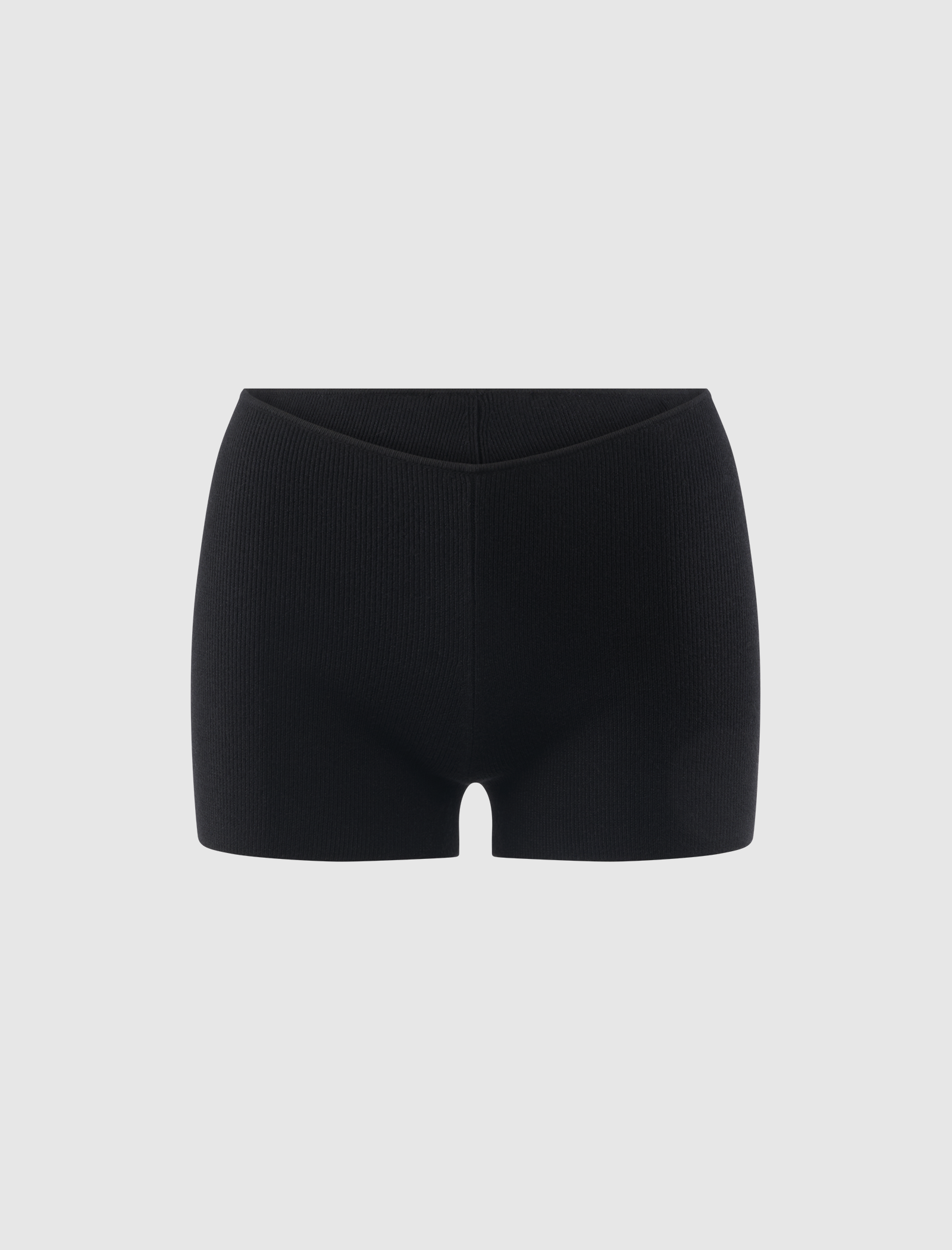 RIB KNIT SHORT