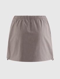 SILK BLEND MICRO SKIRT