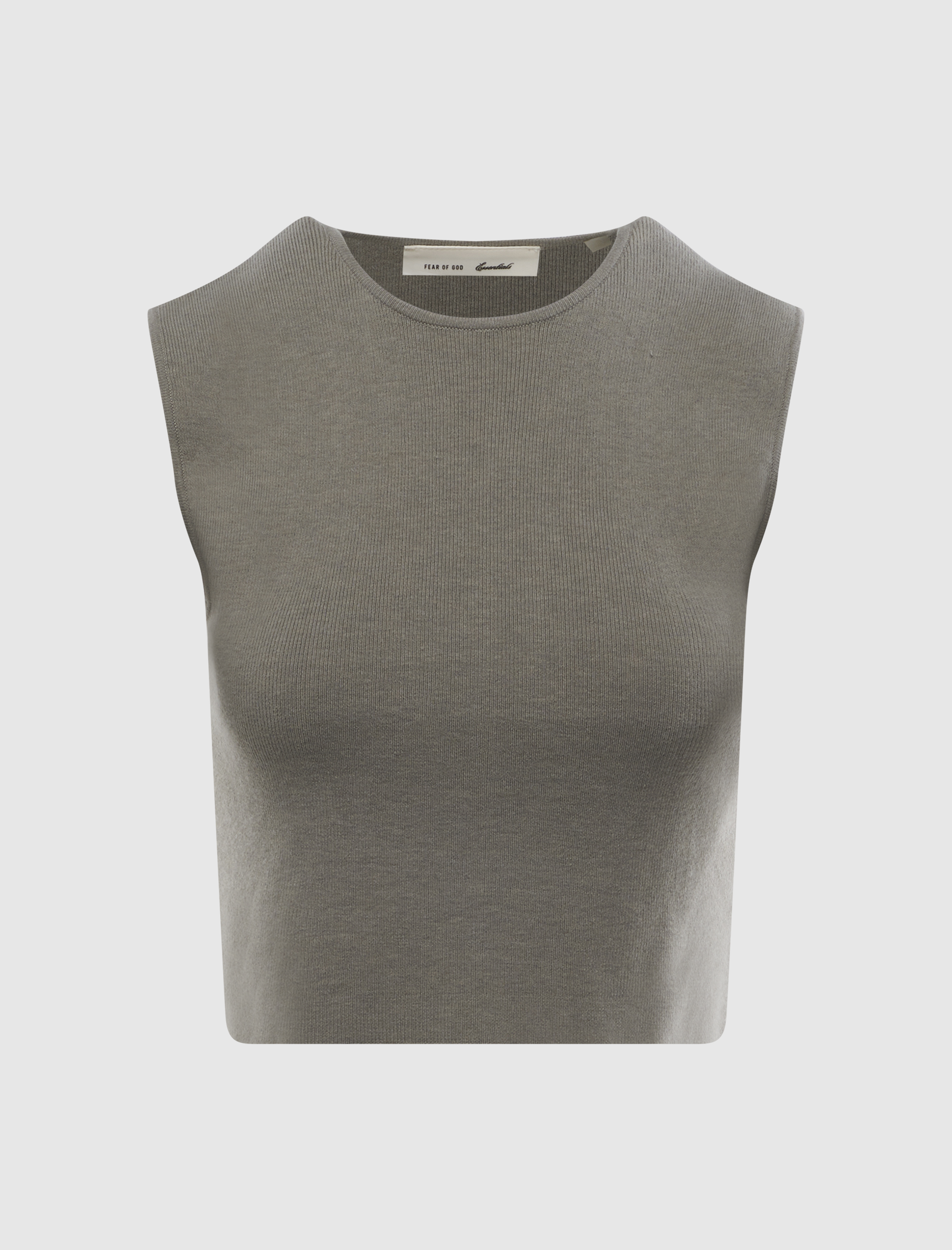 RIB KNIT CROP TOP