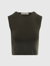 RIB KNIT CROP TOP