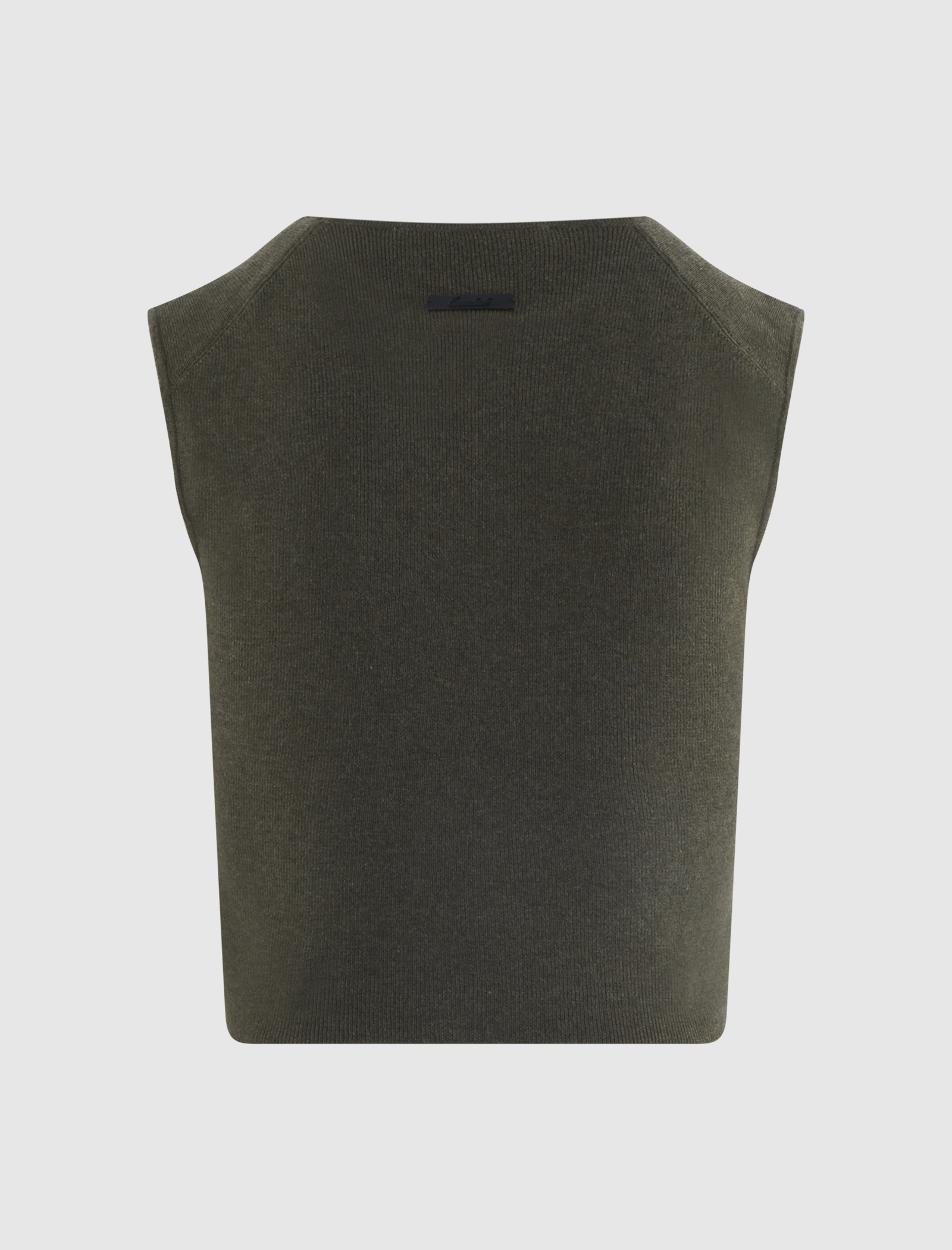 RIB KNIT CROP TOP