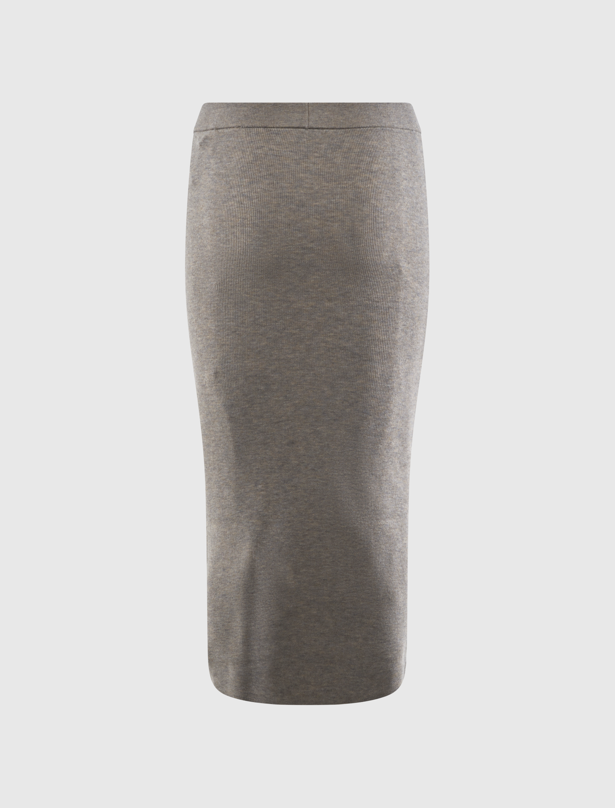WOMEN'S RIB KNIT LONG SKIRT