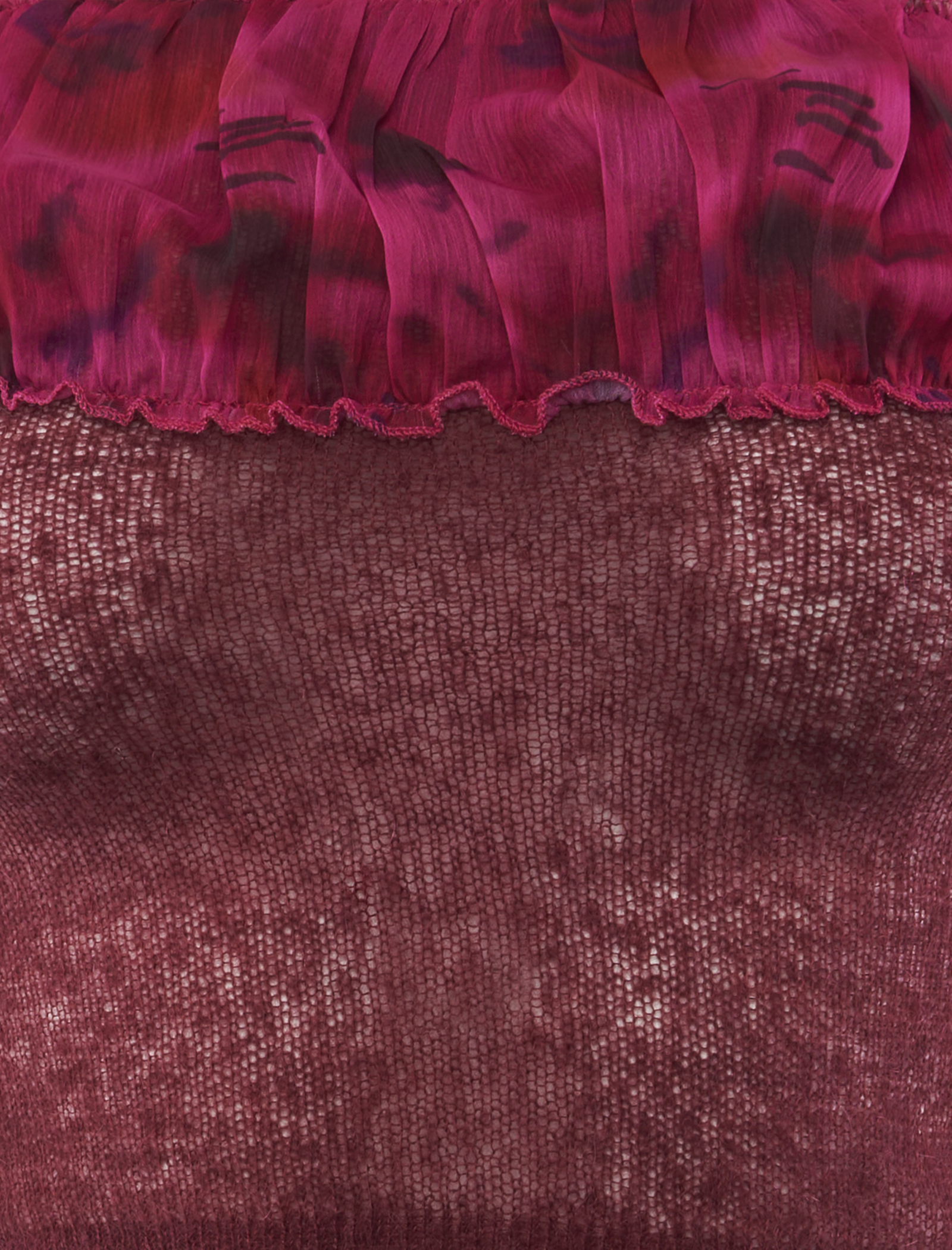CHIFFON KNIT TANK