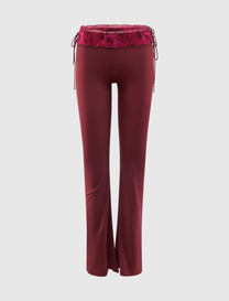 SIDE TIE STRETCH PANT