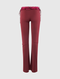 SIDE TIE STRETCH PANT