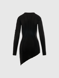 ASYMMETRIC MINI DRESS