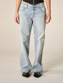 WOMEN'S LOW RISE BAGGY JEAN