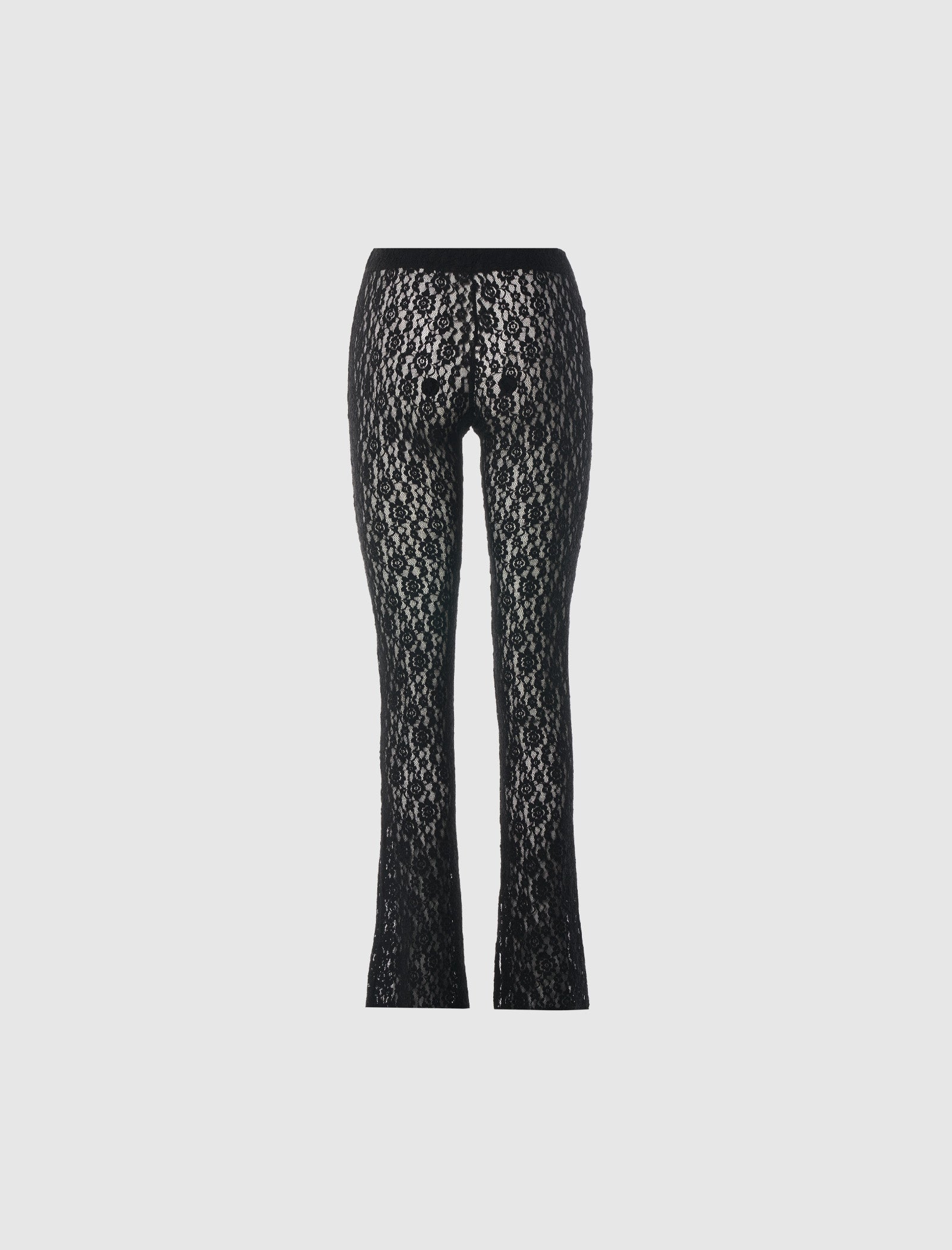 WOMEN'S LOW RISE LACE LEGGINGS