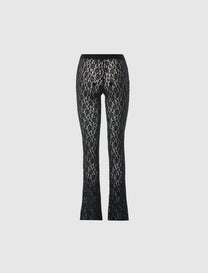 WOMEN'S LOW RISE LACE LEGGINGS