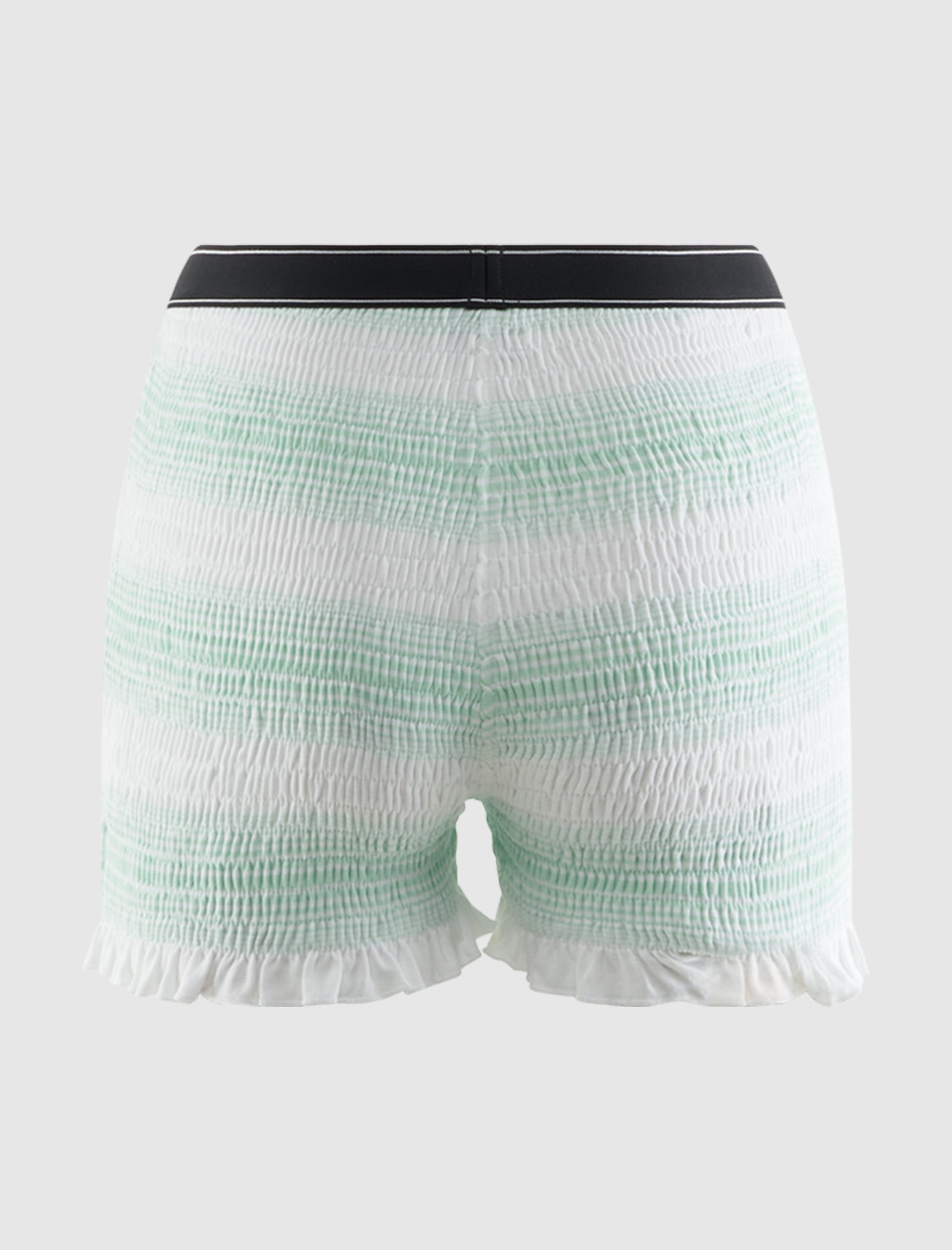 SHIRRED SHORTS