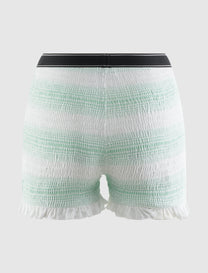 SHIRRED SHORTS