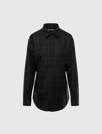 ANNE - TARTAN CHECK TAILORED SHIRT