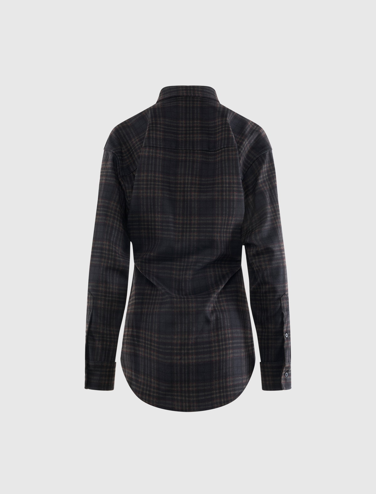 ANNE - TARTAN CHECK TAILORED SHIRT