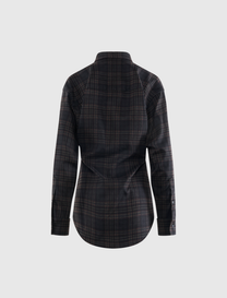 ANNE - TARTAN CHECK TAILORED SHIRT