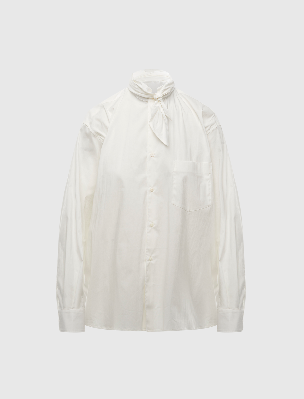 MEG - DETACHABLE FOULARD SHIRT