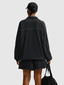 STRETCH NYLON OVERSIZED JACKET